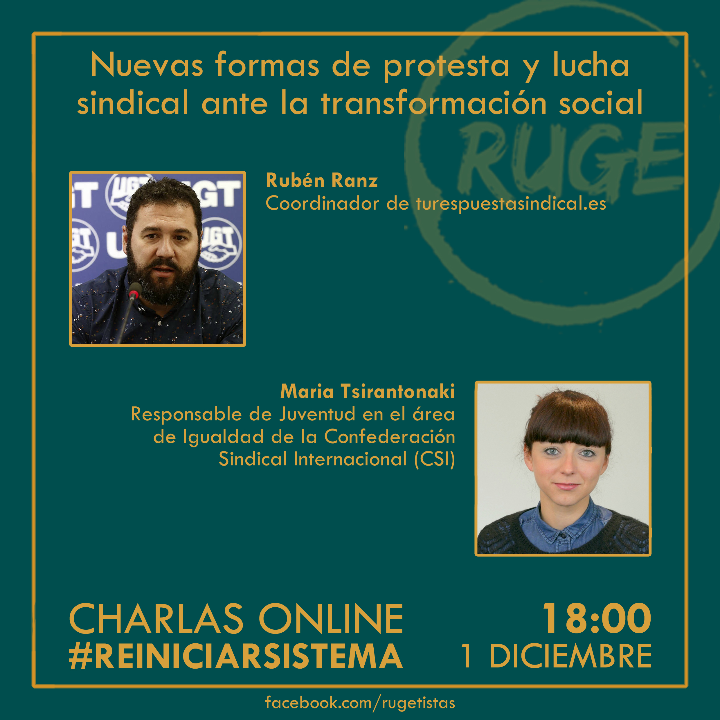 ruge nuevas formas protesta