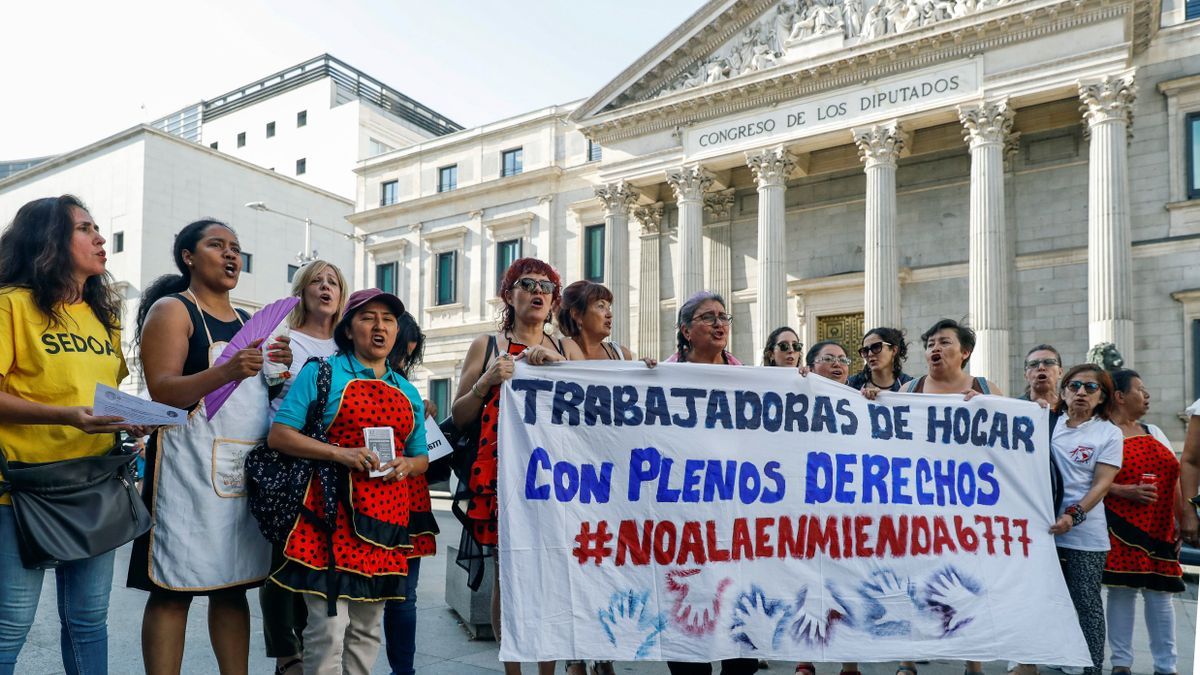 trabajadoras hogar congreso diputados